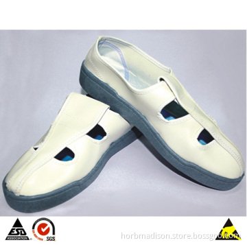 ESD Butterfly Face PVC Conductive Shoes for Cleanroom Safety Use & Personnel Antistatic Protection